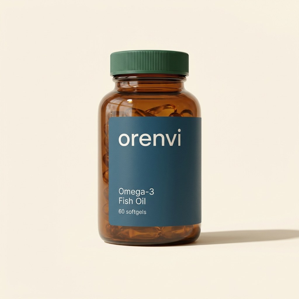 Orenvi Omega-3 Fish Oil, 60 softgels